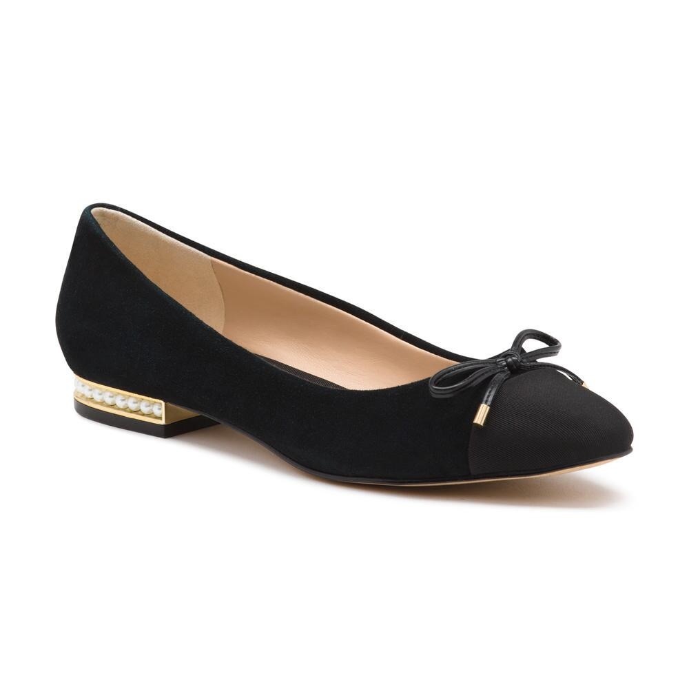 Karl Lagerfield Nantes ballet flat in black